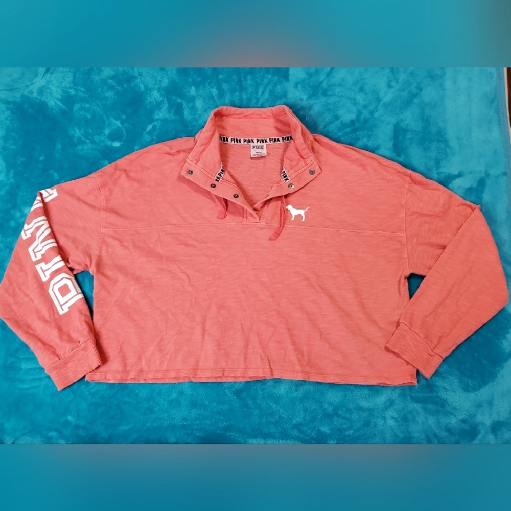NWOT Victoria Secret PINK Long Sleeve Shirt Size L